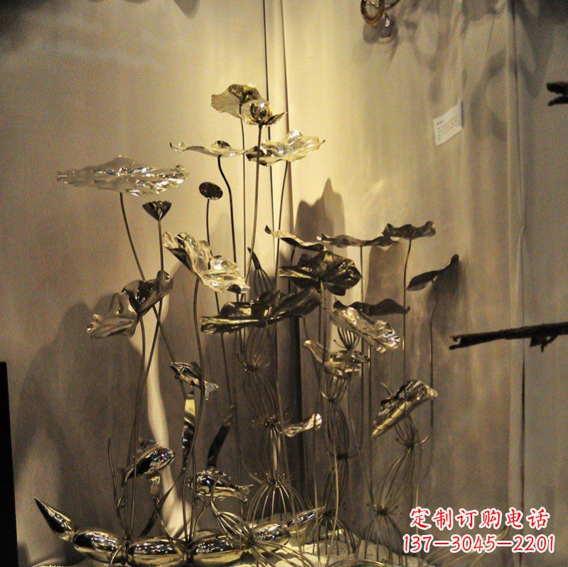 廊坊莲花雕塑-造型优雅,精致美观