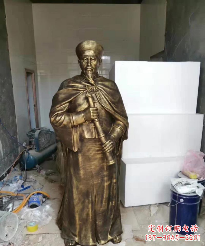 廊坊荣耀中国历史人物——林则徐铜雕