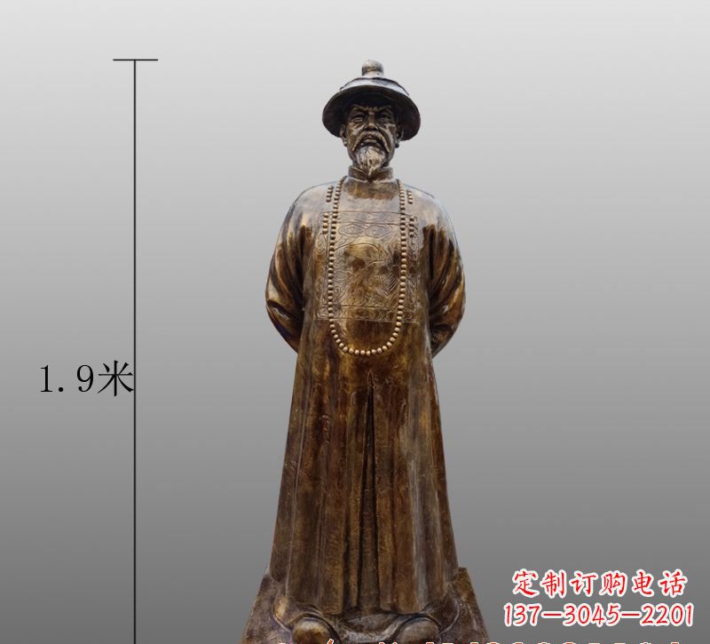 廊坊为您量身定制林则徐铜雕像