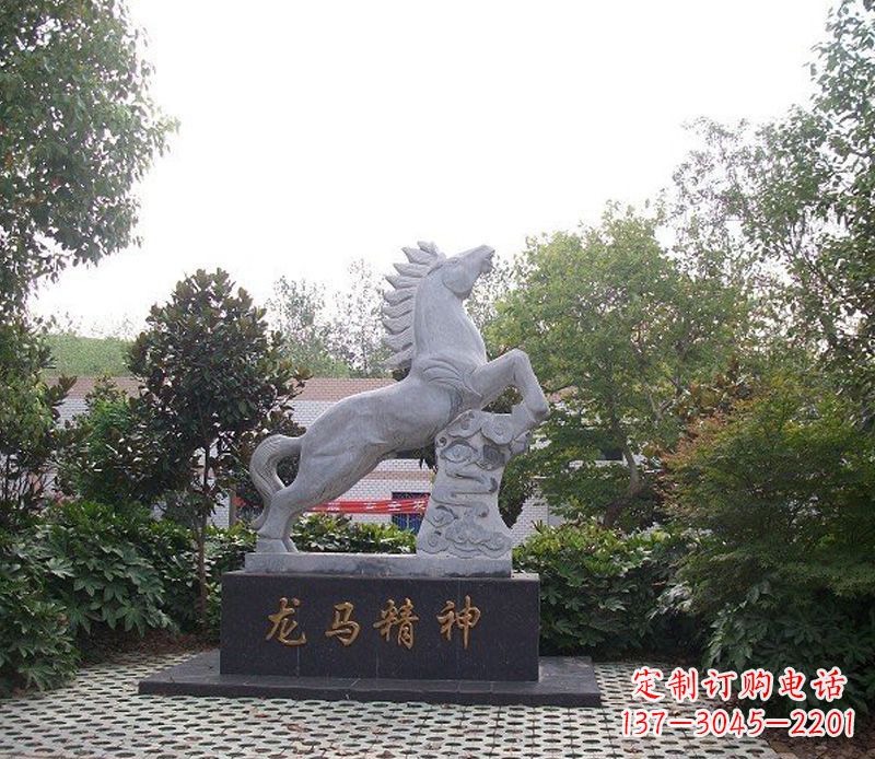 廊坊精致细腻的龙马石雕