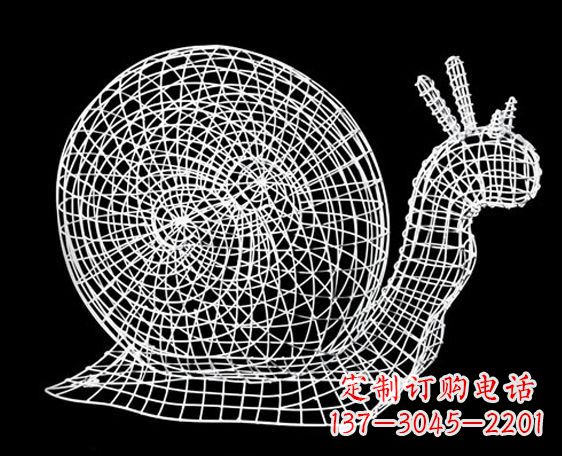 廊坊中领雕塑的蜗牛镂空雕塑