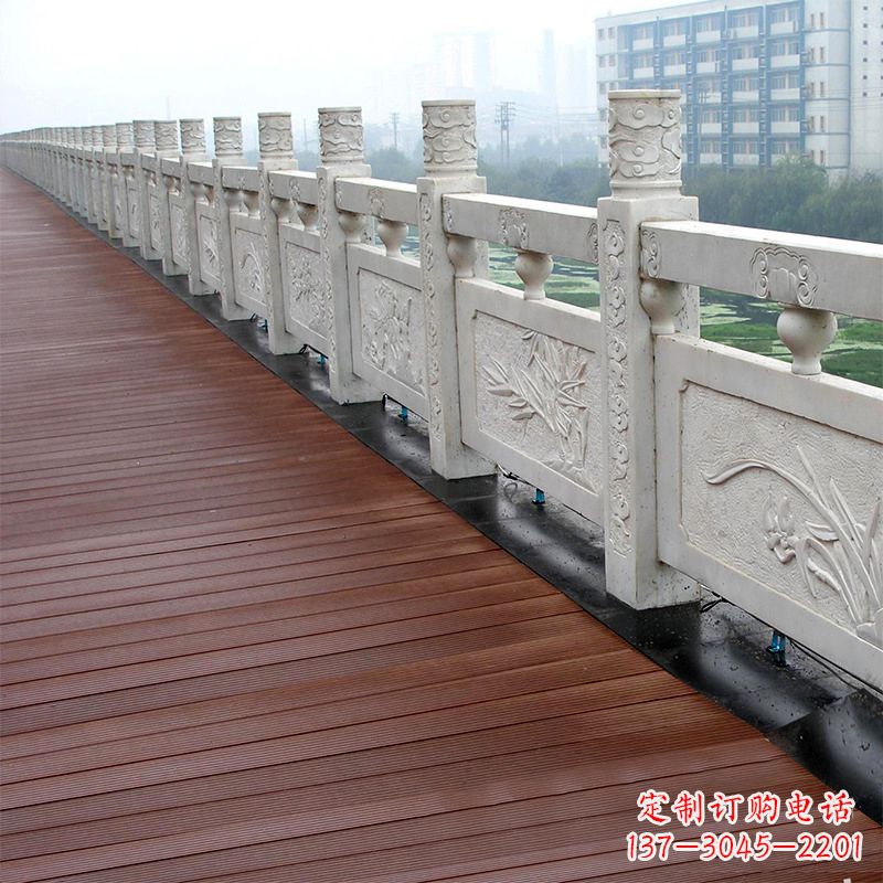 廊坊中领雕塑|路桥石栏板雕塑