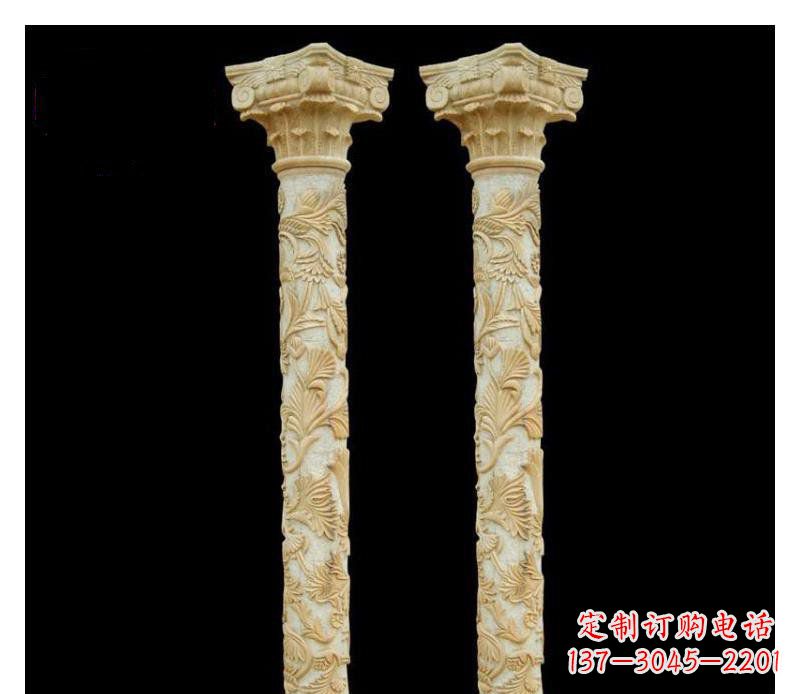 廊坊罗马风格砂岩马雕塑