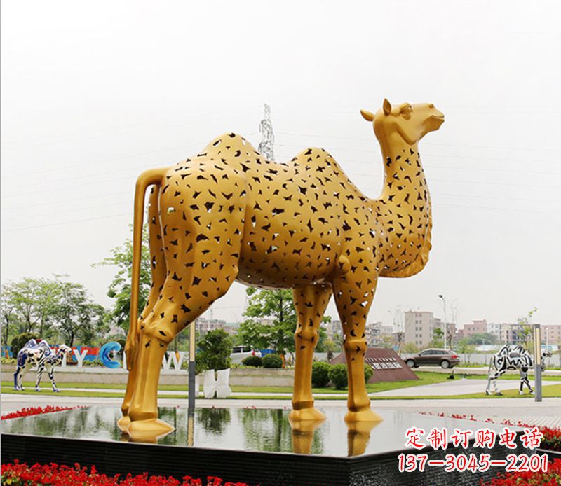 廊坊中领雕塑:骆驼雕塑精美绝伦