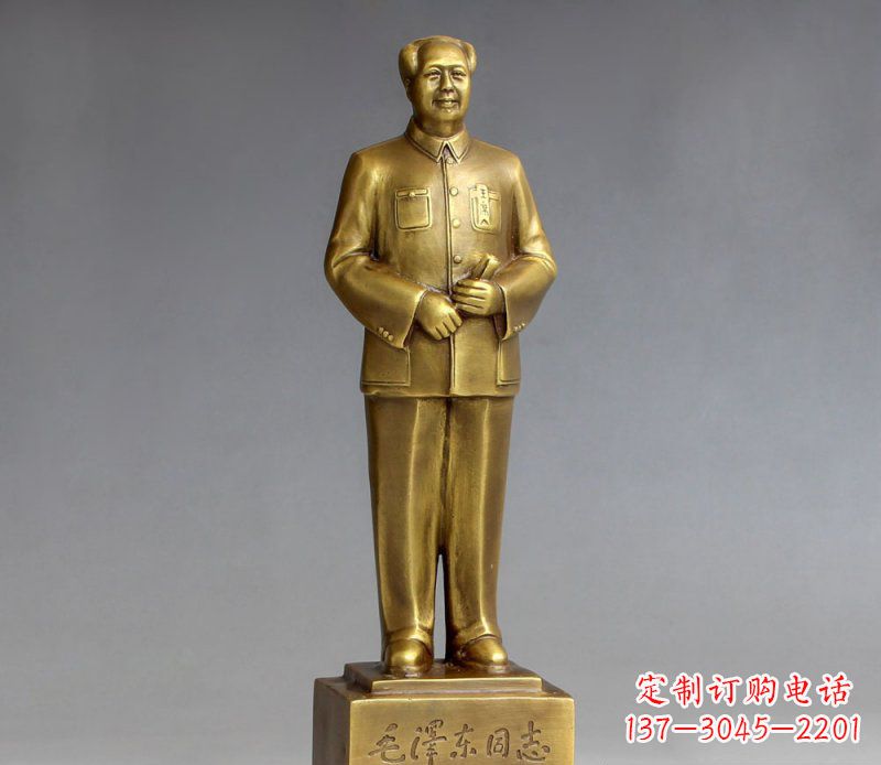 廊坊中领雕塑:最具创造力的毛主席人物铜雕