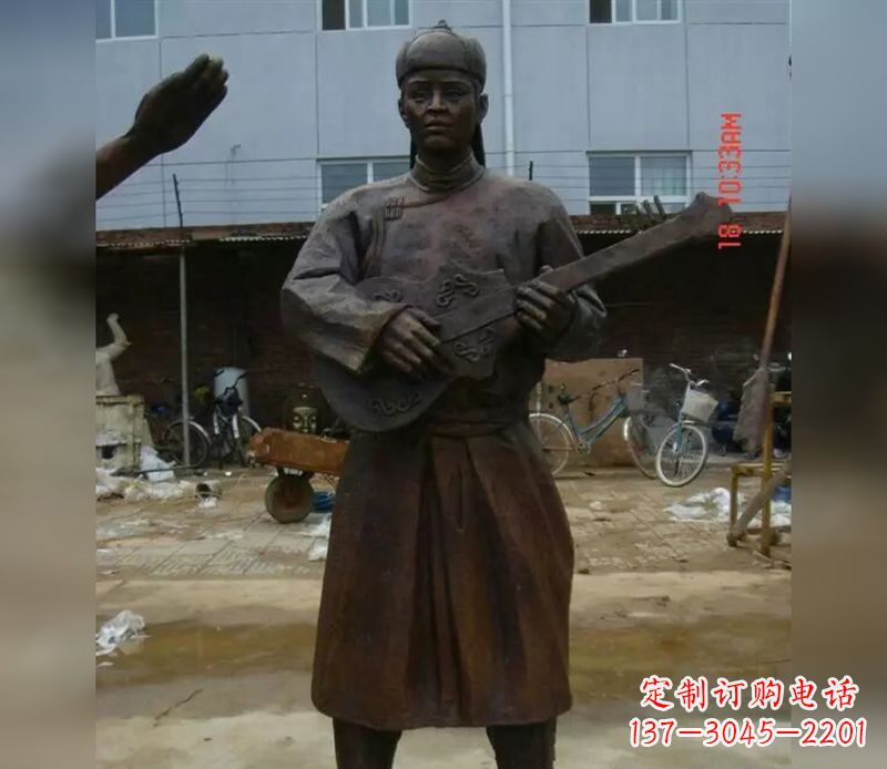 廊坊传承蒙古族传统,让男人雕塑回到公园