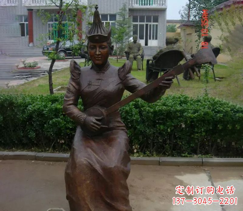 廊坊中领雕塑:激发女性精神魅力的铜雕塑