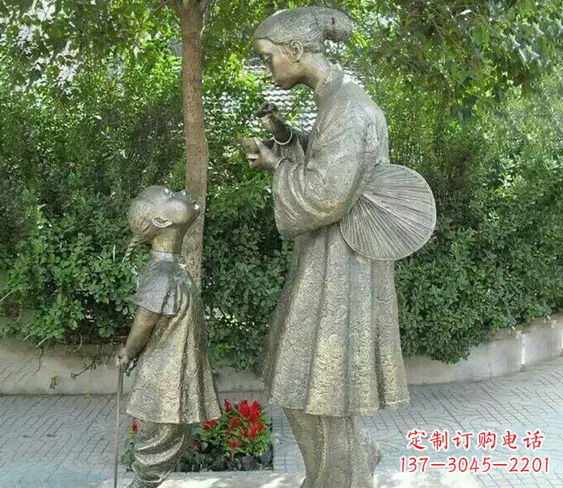 廊坊用浓浓母爱温暖心中的母亲雕塑