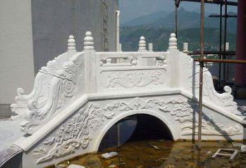 廊坊汉白玉庭院装饰石桥雕塑