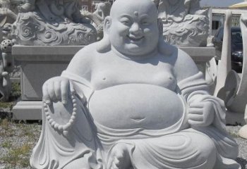 廊坊精美高雅的汉白玉弥勒佛雕像