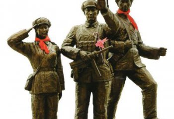 廊坊勇士战士雕塑，感受立于战场的英勇豪迈