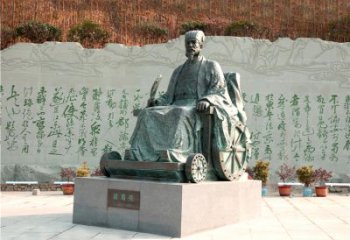 廊坊享誉世界的诸葛亮铜雕景观雕塑