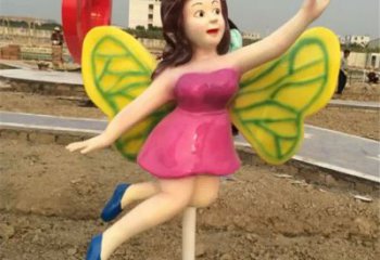 廊坊领雕塑：精美的蝴蝶仙子公园景观雕塑