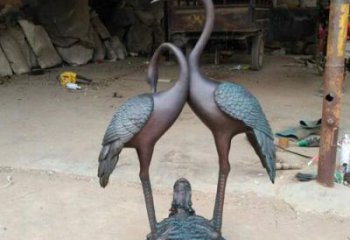 廊坊龙龟仙鹤铜雕——传承传统，增添福气