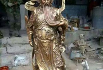 廊坊精致的关公铜雕，礼品艺术之美