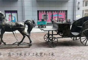 廊坊古典马车雕塑，精致传承礼仪之魂