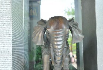 廊坊艺术象征——门口镇宅大象铜雕