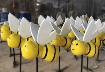 廊坊动感蜜蜂雕塑，营造精致的都市公园