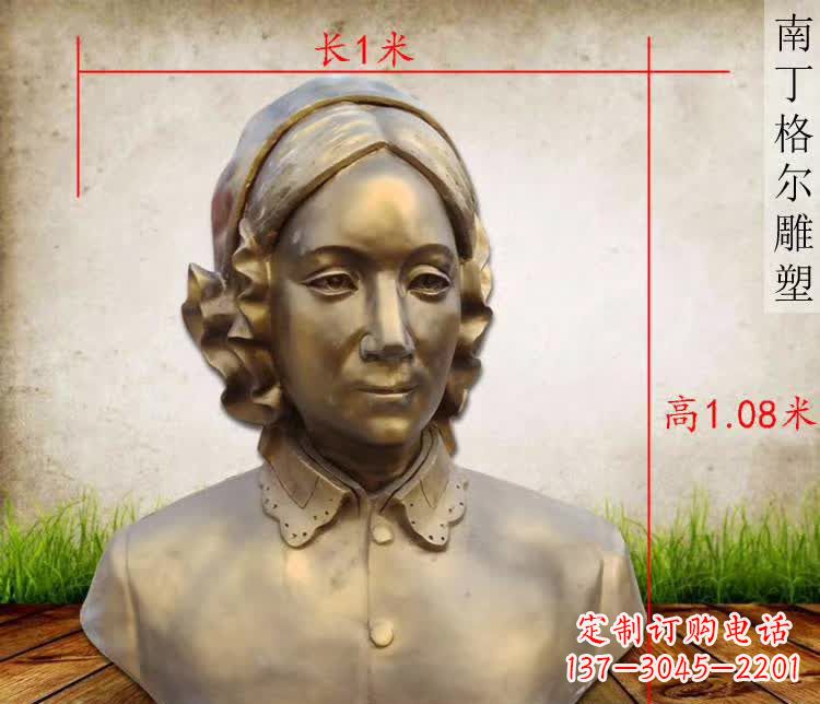 廊坊精雕细琢,南丁格尔胸像铜雕塑