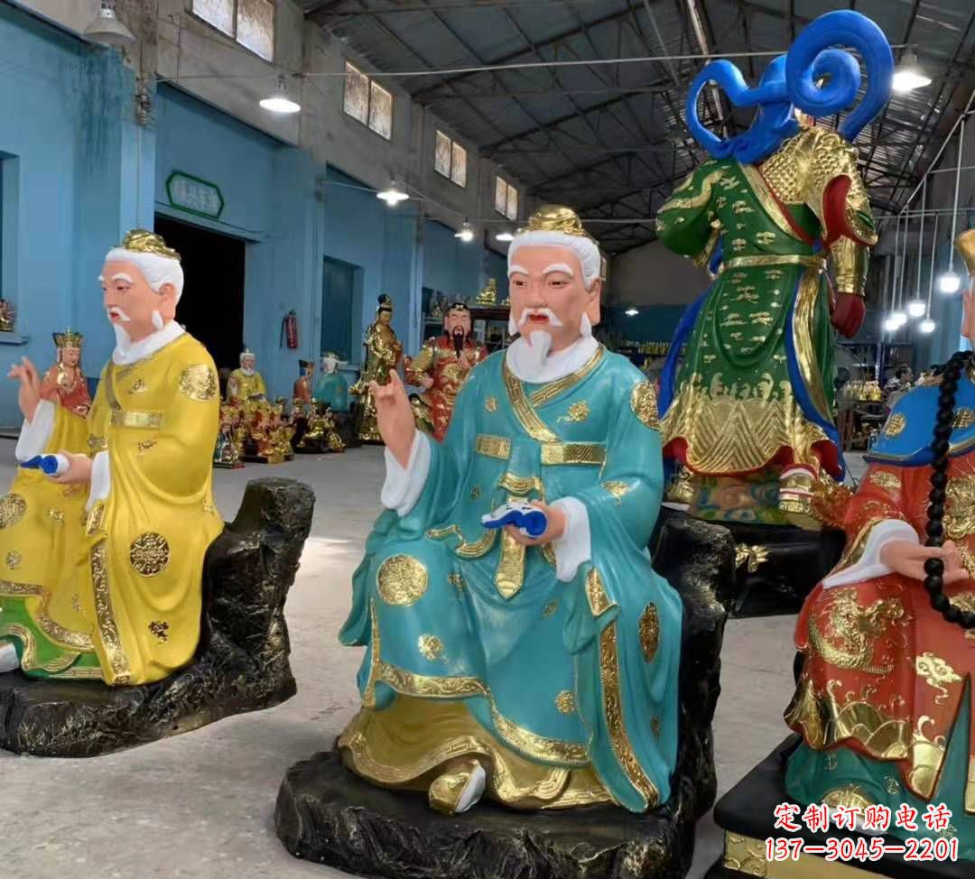 廊坊南斗北斗玻璃钢彩绘佛像雕塑