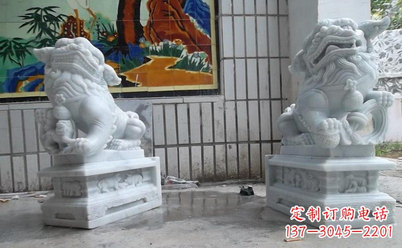 廊坊外观优雅的狮子石雕