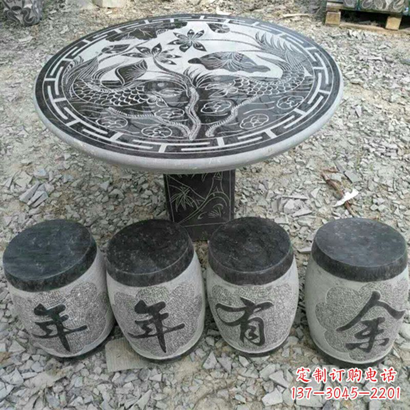 廊坊仿古石桌凳,雕刻雅致的完美