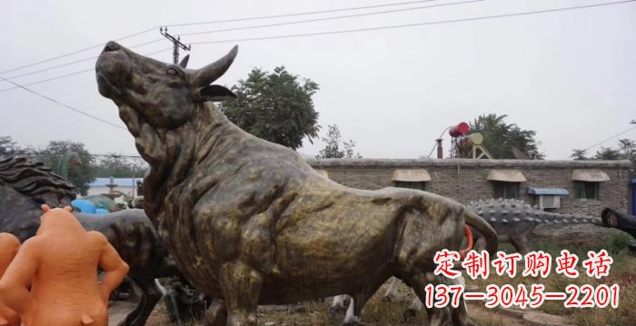 廊坊令人惊叹的牛铜雕塑