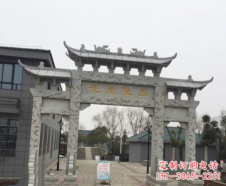 廊坊精美牌楼石雕,精致雕琢精美臻品