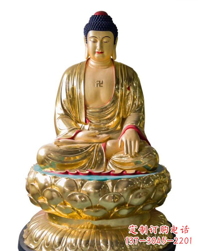 廊坊如来佛雕塑,神圣古朴艺术精品