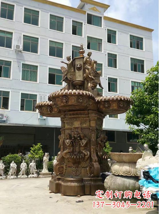 廊坊喷泉铸铜雕塑