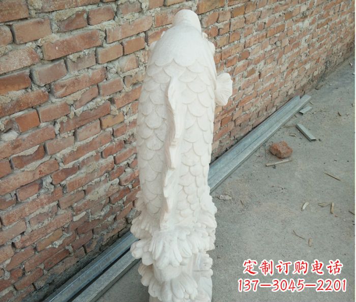廊坊华丽而高雅,精美绝伦的喷水鲤鱼公园石雕