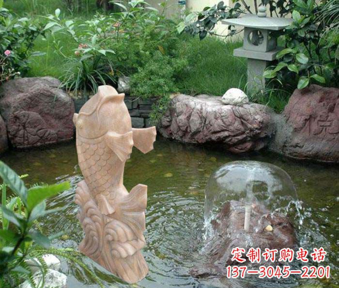 廊坊艺术化的鲤鱼雕塑,让你家的氛围变得更加温馨