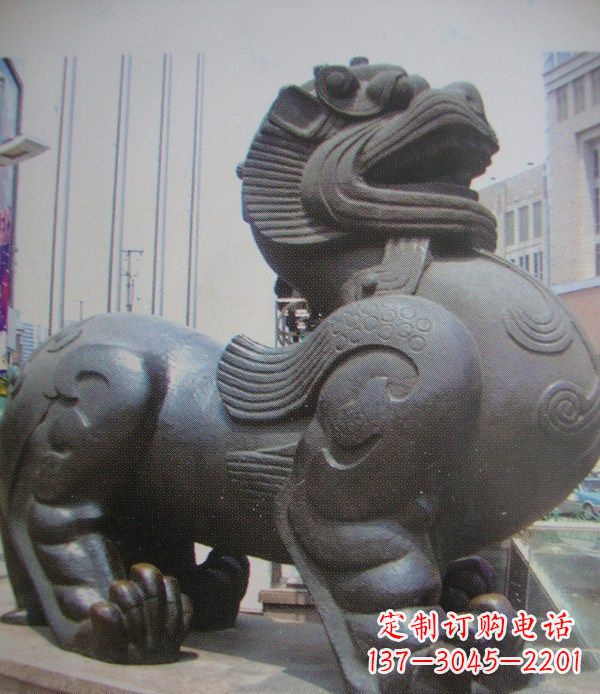 廊坊貔貅古代神兽铜雕
