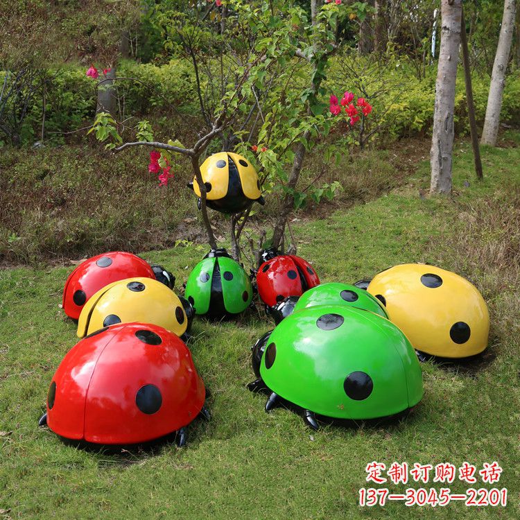 廊坊儿童可爱的七星瓢虫卡通雕塑