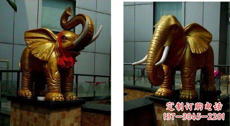 廊坊专业定制:大象铜雕