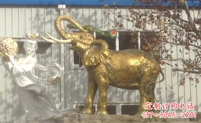 廊坊铜质大象雕塑,令人惊叹的精湛工艺