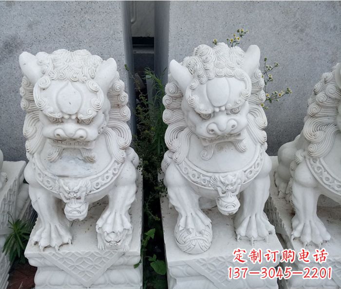 廊坊中领雕塑大理石狮子雕塑