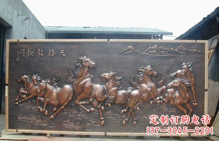 廊坊中领雕塑:古典造型的精美马雕塑