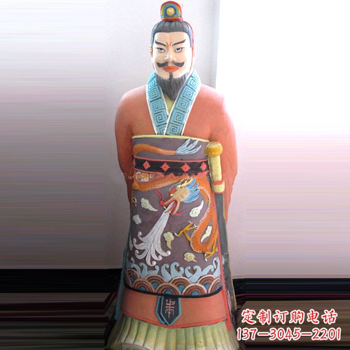 廊坊中国领先的秦始皇钢玻璃雕塑