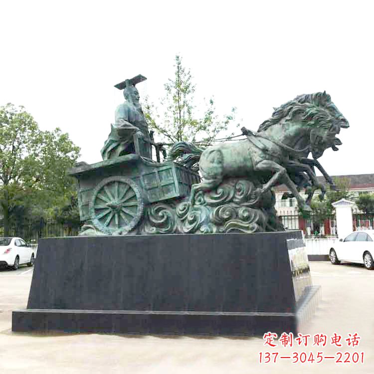 廊坊秦始皇雕塑,震撼历史魅力