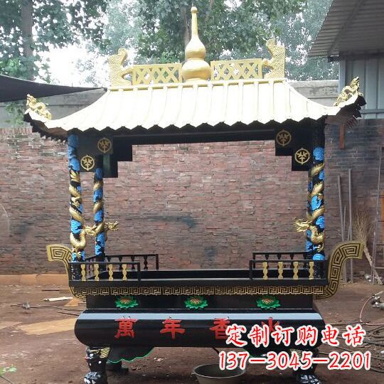 廊坊琴书侣文铜香炉|传承文雅风韵