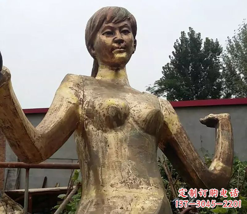 廊坊中领雕塑的精美青年雕塑经典实物塑造,给人…