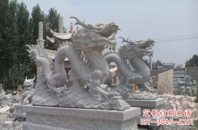 廊坊青石仿古龙石雕