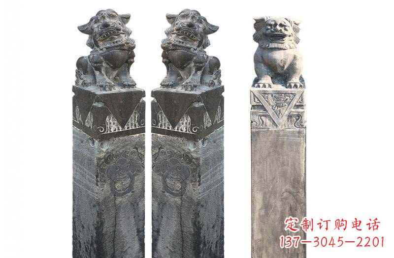 廊坊来自古代的精美狮子雕塑