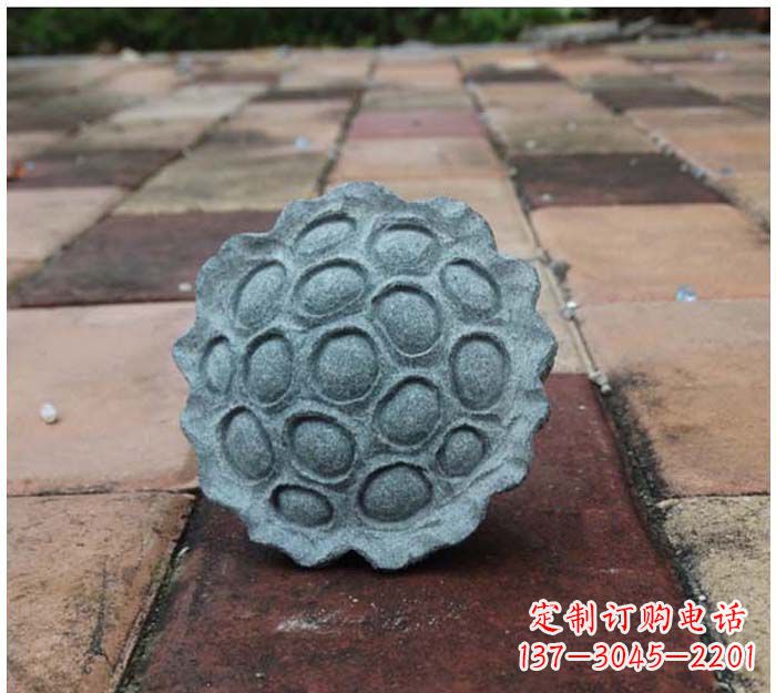 廊坊青石莲蓬公园景观雕塑