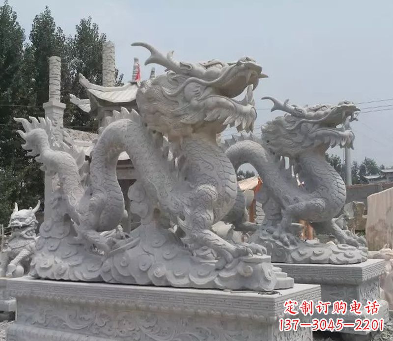 廊坊高质量青石龙雕制作