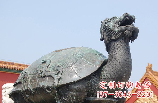 廊坊青铜龙雕塑,象征传统文化之美