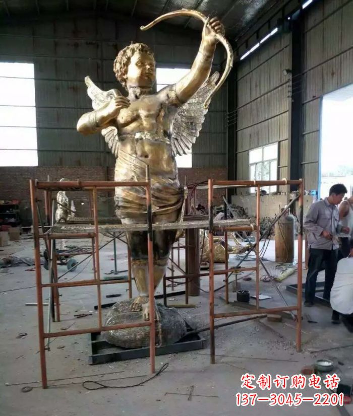 廊坊尊贵的丘比特铜雕塑