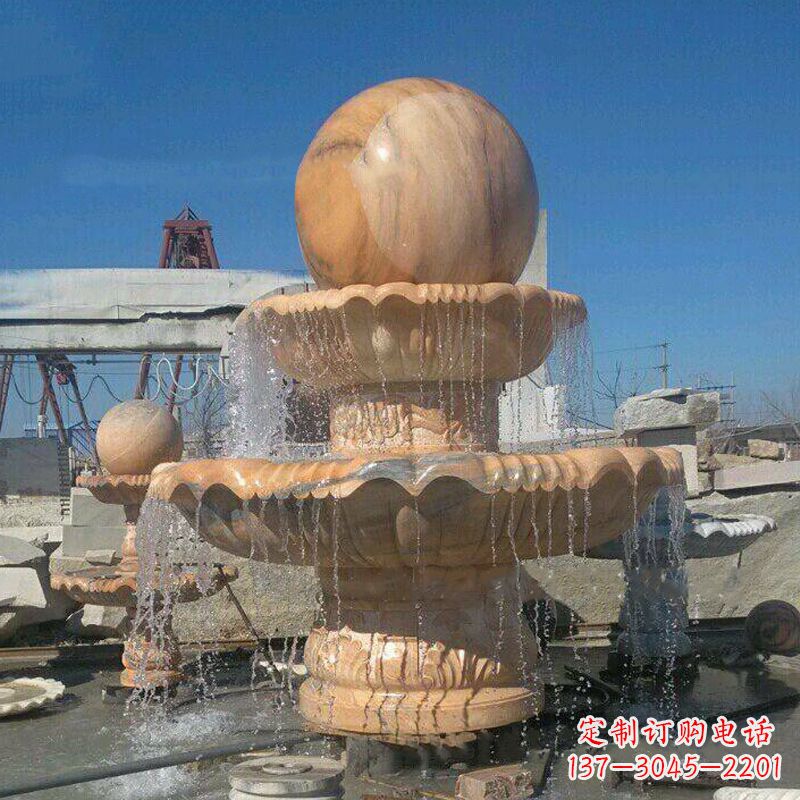 廊坊曲阳石雕风水球喷泉:给你家的空间带来最好的祝福