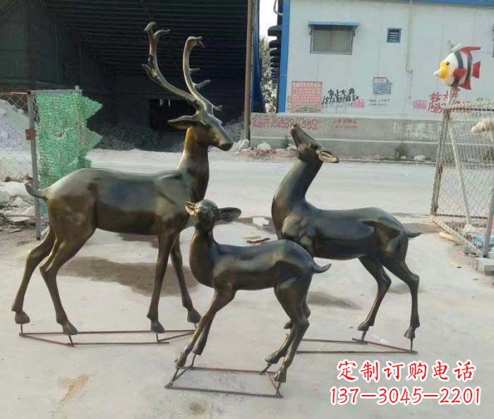廊坊群雄逐鹿,铸就精致鹿雕